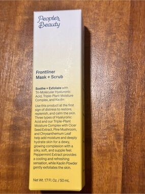 People's Beauty Frontliner Mask + Scrub - Yellow Gradient Box